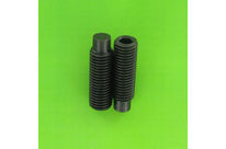 Innensechskantschrauben : Gewindestift mit Innensechskant -  - Gewindestift Innensechskant mit Zapfen Stahl 14.9 Schwarz DIN 915