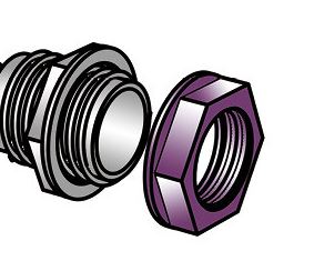 Gegenmutter mit Bund - BÜLTE PLASTIQUES