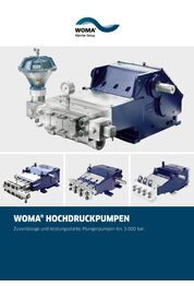 Katalog WOMA Hochdruckpumpen & Ultra-Hochdruckgeräte