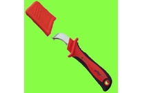 Wiha : WIHA- Pinces - Outils de Sertissage et de Dénudage - Couteau de Dénudation pour Câbles Ronds