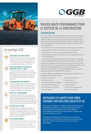GGB Sell Sheet - Gleitlager für die Bauwirtschaft