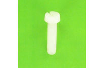 Visserie Nylon : Tête Cylindrique Large Fendue TCL Din 85 Nylon PA6-6 Naturel