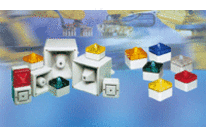 855B Quadratische Industrie-Leuchtmelder, Miniatur-Ausführung