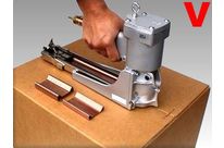 Kartonverschlusshefter mit Schalldaempfer