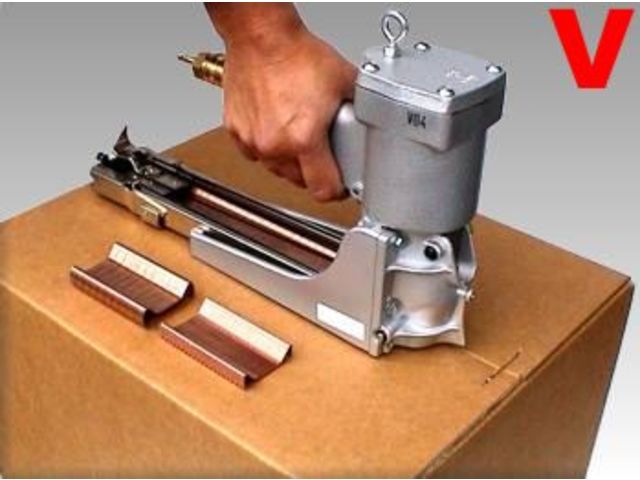 Kartonverschlusshefter mit Schalldaempfer