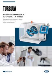 Katalog 3D-SCHÜTTELMISCHER T 2 G / T 2 GE / T 30 A / T 50 A