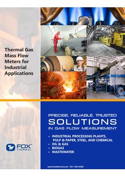 Katalog von FOX THERMAL INSTRUMENT produkten