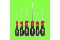Wiha : WIHA Tournevis - Tournevis SoftFinish - Jeu de Tournevis à Fente/Phillips SoftFinish- 6 Pièces