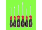 Wiha : WIHA Tournevis - Tournevis SoftFinish - Jeu de Tournevis à Fente/Phillips SoftFinish- 6 Pièces