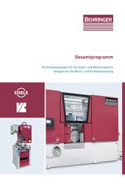 Katalog BEHRINGER Gesamtprogramm