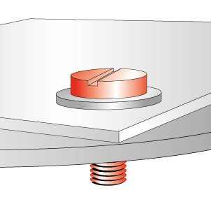 Flachkopfschrauben D10 - BÜLTE PLASTIQUES