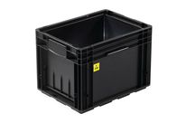ESD-Behälter EURO-NORM ESD 400 x 300 x 280 mm - VDA-R-KLT 4129 ESD 