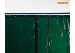 Schweißerschutzvorhang S4, hellgrün, DIN EN 1598