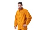 Schweißerjacke aus Leder Größe M Klasse 2 A1 Gelb Gold