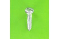 Blechschrauben : Zylinderkopf Breit mit Schlitz - Blechschrauben mit Zylinderkopf Breit und SchlitzStahl Weiß verzinkt DIN 7971