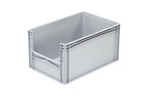 Behälter mit Entnahmeöffnung EURO-NORM basicline 600 x 400 x 320 mm