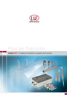 Inductive sensors (eddy current) for displacement, distance & position