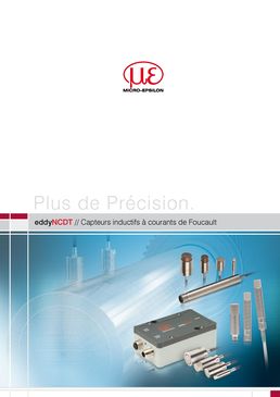 Inductive sensors (eddy current) for displacement, distance & position