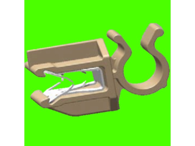 Araymond : Assemblages - ARAYMOND - Clip Plastique Pour cable ou Tube - Plastic Cable Clips - Support Plastique Bord De Tôle - Edge Cable Clip