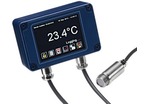 Miniatur-Infrarot-Temperatursensor mit Touchscreen-Anzeige und Sensorkopf