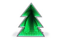 LED Dekoleuchte mit Infinity-Effekt - Tannenbaum - Verstellbare Lichtfarbe