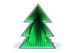 LED Dekoleuchte mit Infinity-Effekt - Tannenbaum - Verstellbare Lichtfarbe