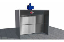 Lackierkabinen mit trockenfilterung