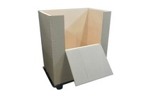 isotherme Palettenkarton wird ( temperatur 2°C - 8°C) 