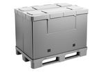 Faltbarer Grossbehaelter Mega-Pack Hybox 1200 grau 1200 x 800 x 940 mm