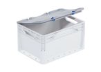 Scharnierdeckel 400 x 300 mm : EURO-NORM BASICLINE PLUS