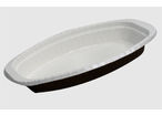 Ovale Pappschale für Hefekuchen, Fertiggerichte….