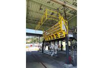 Klapptreppe für Kesselwagen und Isotainer