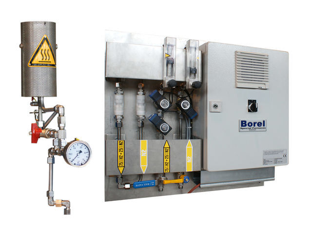 Komplett gaskit brennbares Gas System für Retorte-Öfen KG 100