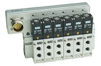 Ventil-Terminal RE-04 mit Multipolanschluss:RE-04