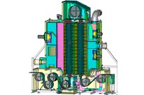 Vertikalofen zur Trocknung 