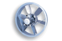 Produkte für die industrie : Axialventilatoren mit Befestigungsring, Aluminiumflügel : AXIAN SOLID