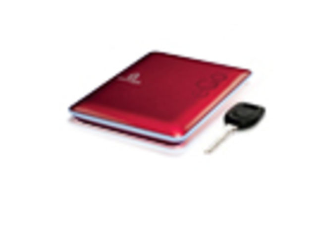 eGo Portable Hard Drive with Protection Suite, Red