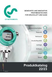 Katalog Bewährte und innovative Profimesstechnik für Druckluft und Gase