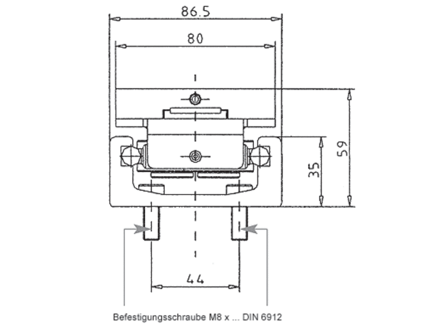 Monorail Profil Typ SRF 8735
