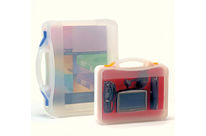 Durchsichtige Kunststoffkoffer