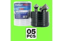 Werkzeug : Coffrets d&#039;Outillages - Coffret 5 Fraises à Noyer Acier Traité Diamètre 10.4/16.5/20.5/25/31