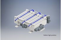 90° gemischter Ketten- und Rollenförderer