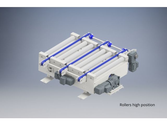 90° gemischter Ketten- und Rollenförderer