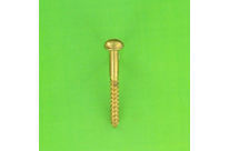 Holzschrauben : Holzschrauben mit Halbrundkopf und Schlitz - Holzschrauben mit Halbrundkopf und Schlitz Messing unbehandelt DIN 96