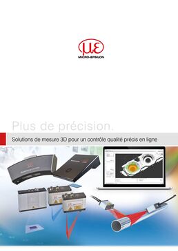 3D-Sensoren für Geometrie und Oberflächeninspektion