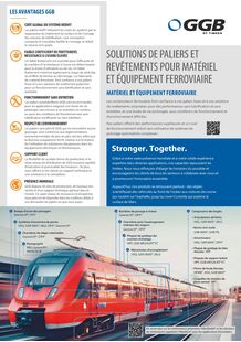 GGB Sell Sheet - Gleitlager für den Schienenverkehr