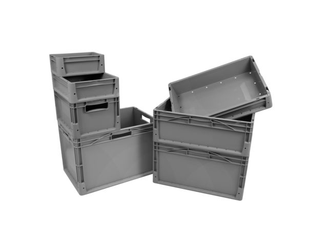 Smart Euronormbehälter, stapelbar, 300x200 mm, 400x300 mm, 600x400 mm