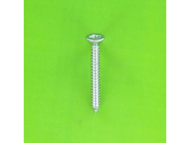 Blechschrauben : Senkkopf mit Pozidriv-Kreuzschlitz - Blechschrauben mit Senkkopf und Pozidriv-Kreuzschlitz Stahl Weiß verzinkt DIN 7982