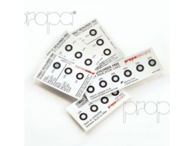 Feuchtigkeitsindikatoren ohne Kobaltdichlorid - PROPASECARD