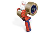 Handabroller mit verdecktem Messer und gummiertem Griff : tesa® 6400